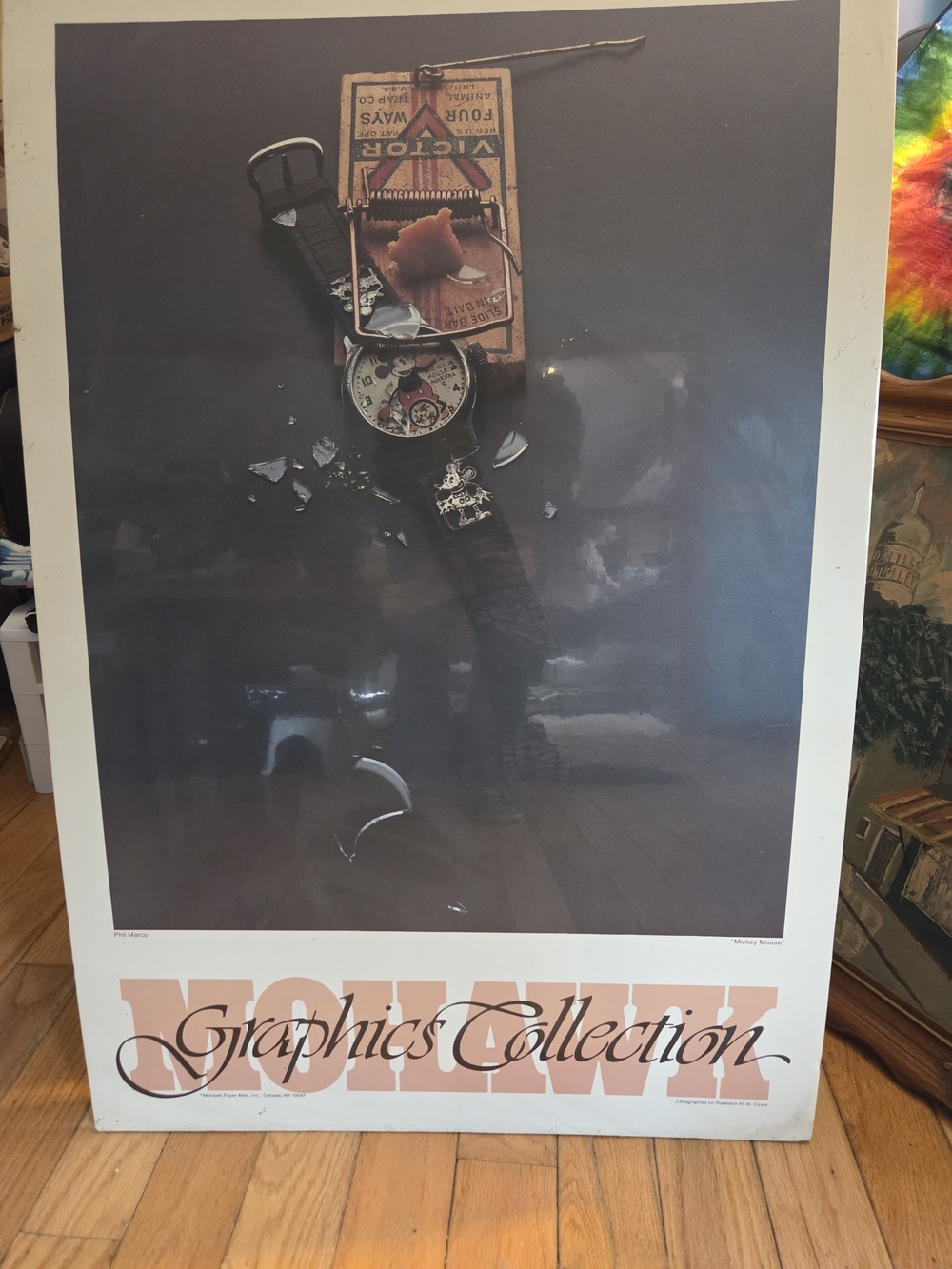 Phil Marco "Mickey Mouse" Wall Art Poster Rare. Sealed